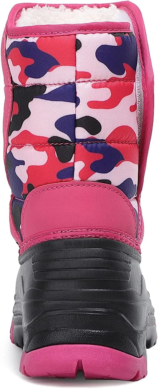 Unisex-Child Snow Boots Winter Waterproof Slip Resistant Cold Weather Shoes (Toddler/Little Kid/Big Kid)