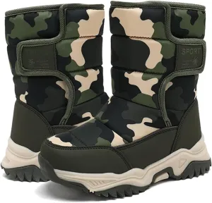 Unisex-Child Snow Boots Winter Waterproof Slip Resistant Cold Weather Shoes (Toddler/Little Kid/Big Kid)