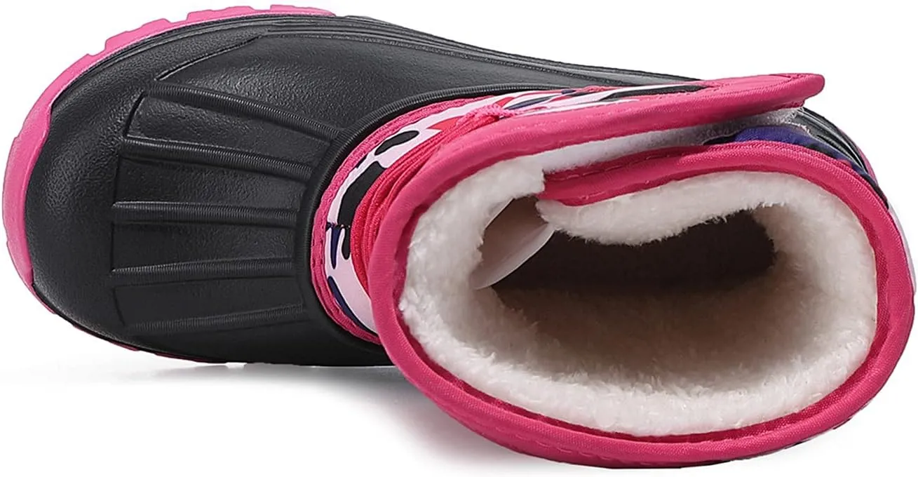 Unisex-Child Snow Boots Winter Waterproof Slip Resistant Cold Weather Shoes (Toddler/Little Kid/Big Kid)