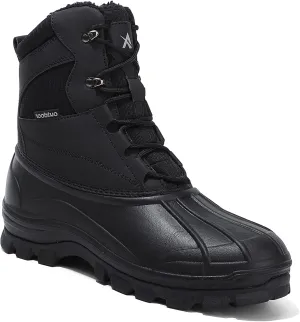 UPSOLO Mens Duck Boots Winter Snow Boot Waterproof Insulated Anti-Slip Fully Fur Lined Casual Lightweight