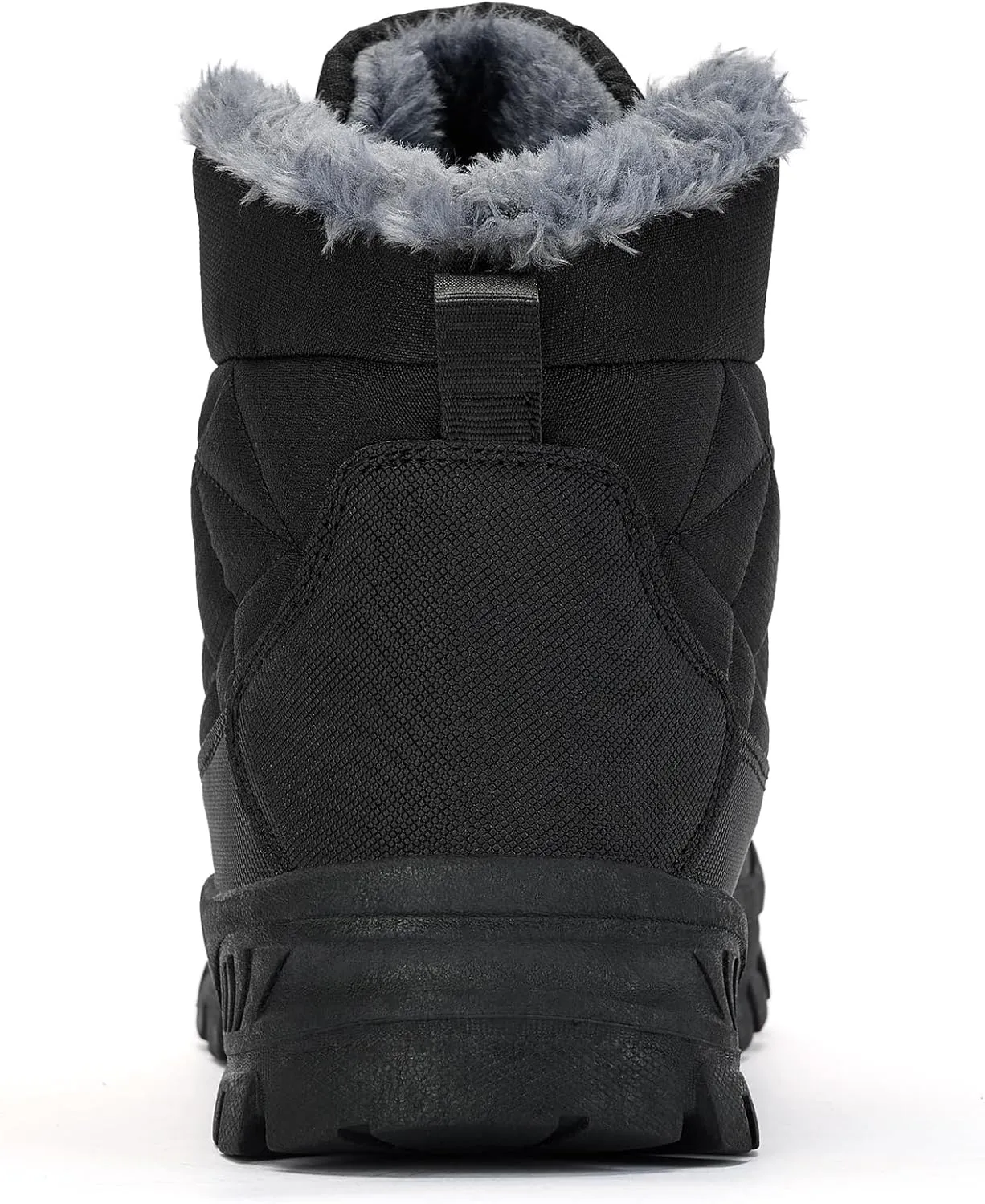 UPSOLO Men's Snow Winter Boots Lightweight Waterproof Fur Lined Anti-slip Cold Weather Shoes