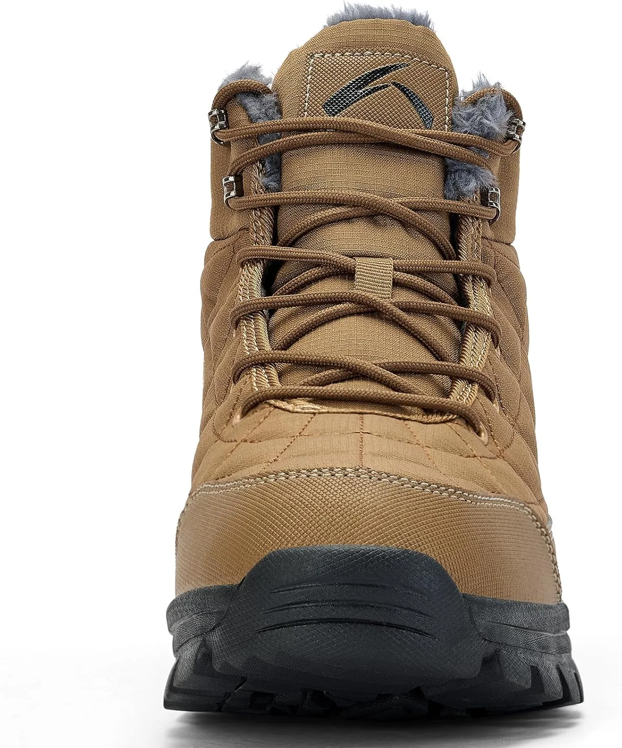 UPSOLO Men's Snow Winter Boots Lightweight Waterproof Fur Lined Anti-slip Cold Weather Shoes
