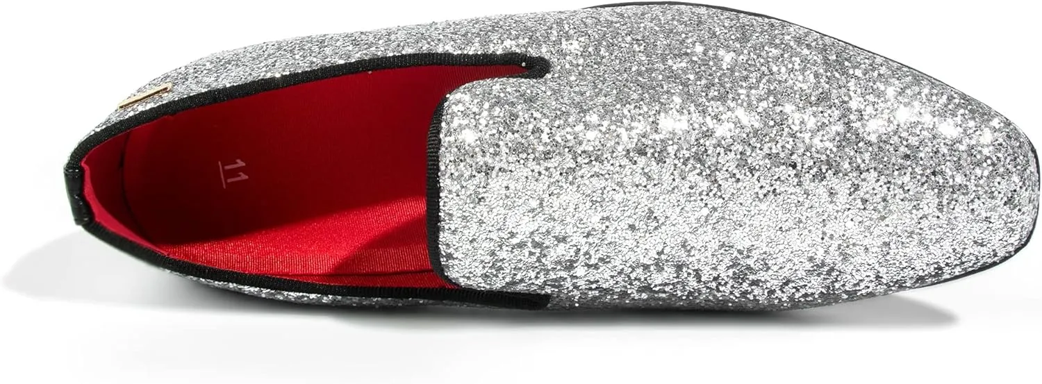 UUBARIS Mens Dress Loafers Tuxedo Suit Slip on Shoes