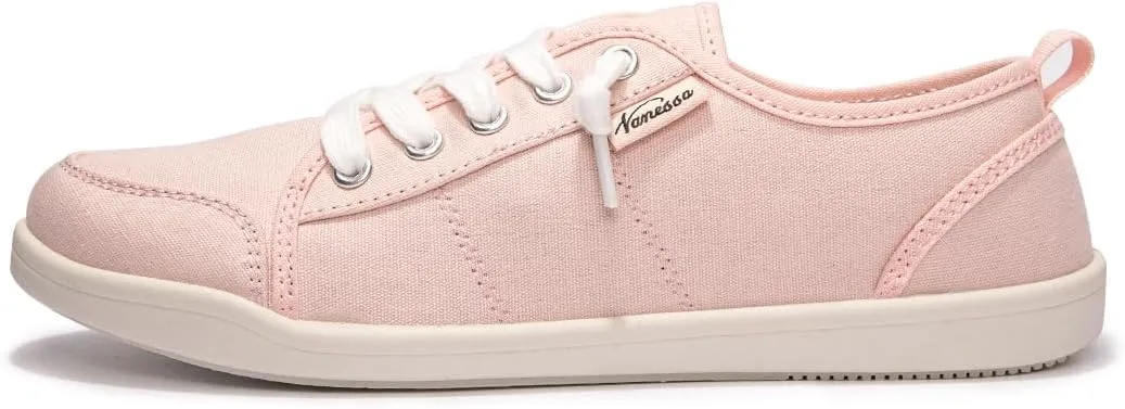 Vanessa Women's Slip On Canvas Sneakers Low Top Casual Shoes Comfort Fashion Sneaker Classic Flats Breathable Walking Shoes