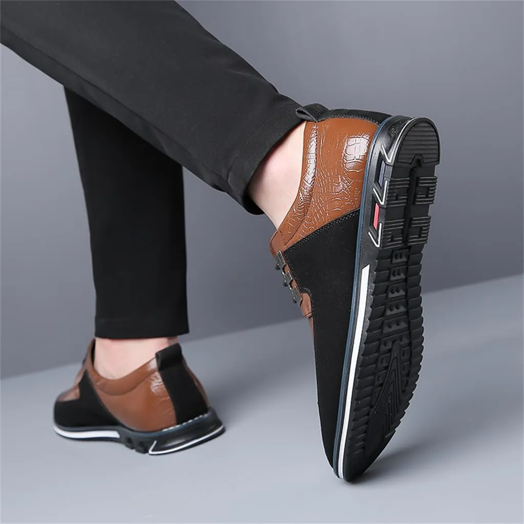 Veslexth Men's Loafer Dress Shoes Fashion Casual Lace-Up Walking Sneakers Comfortable Business Work Sport Shoes