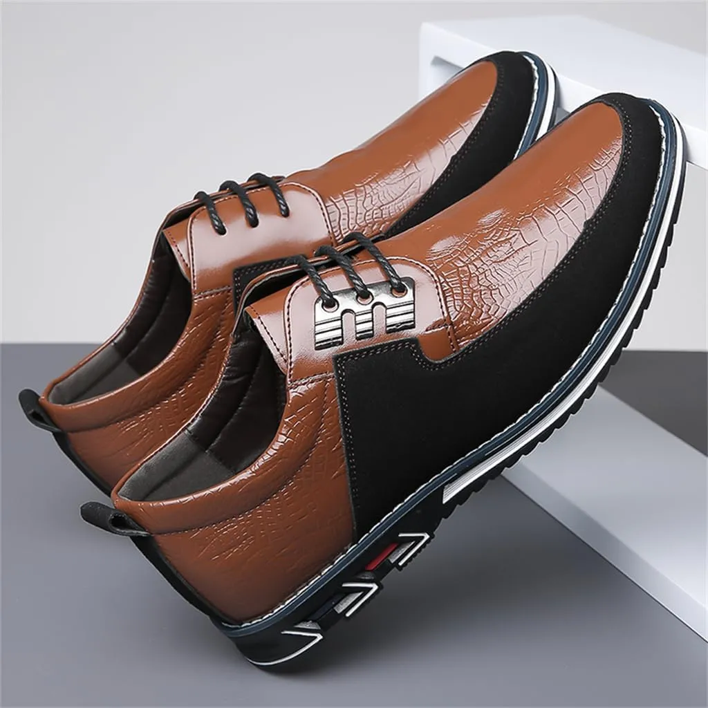 Veslexth Men's Loafer Dress Shoes Fashion Casual Lace-Up Walking Sneakers Comfortable Business Work Sport Shoes