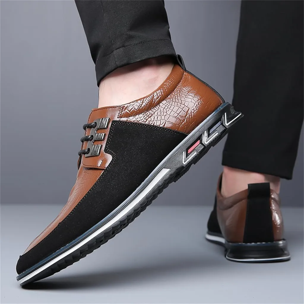 Veslexth Men's Loafer Dress Shoes Fashion Casual Lace-Up Walking Sneakers Comfortable Business Work Sport Shoes