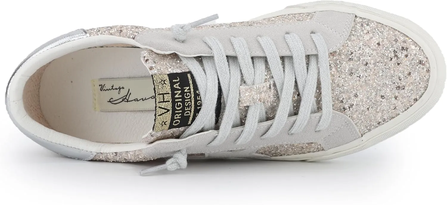 Vintage Havana Grande Women’s Fashion Sneakers | Star Tennis Shoes Womens | Low Top Slip On | Walking Comfortable Casual