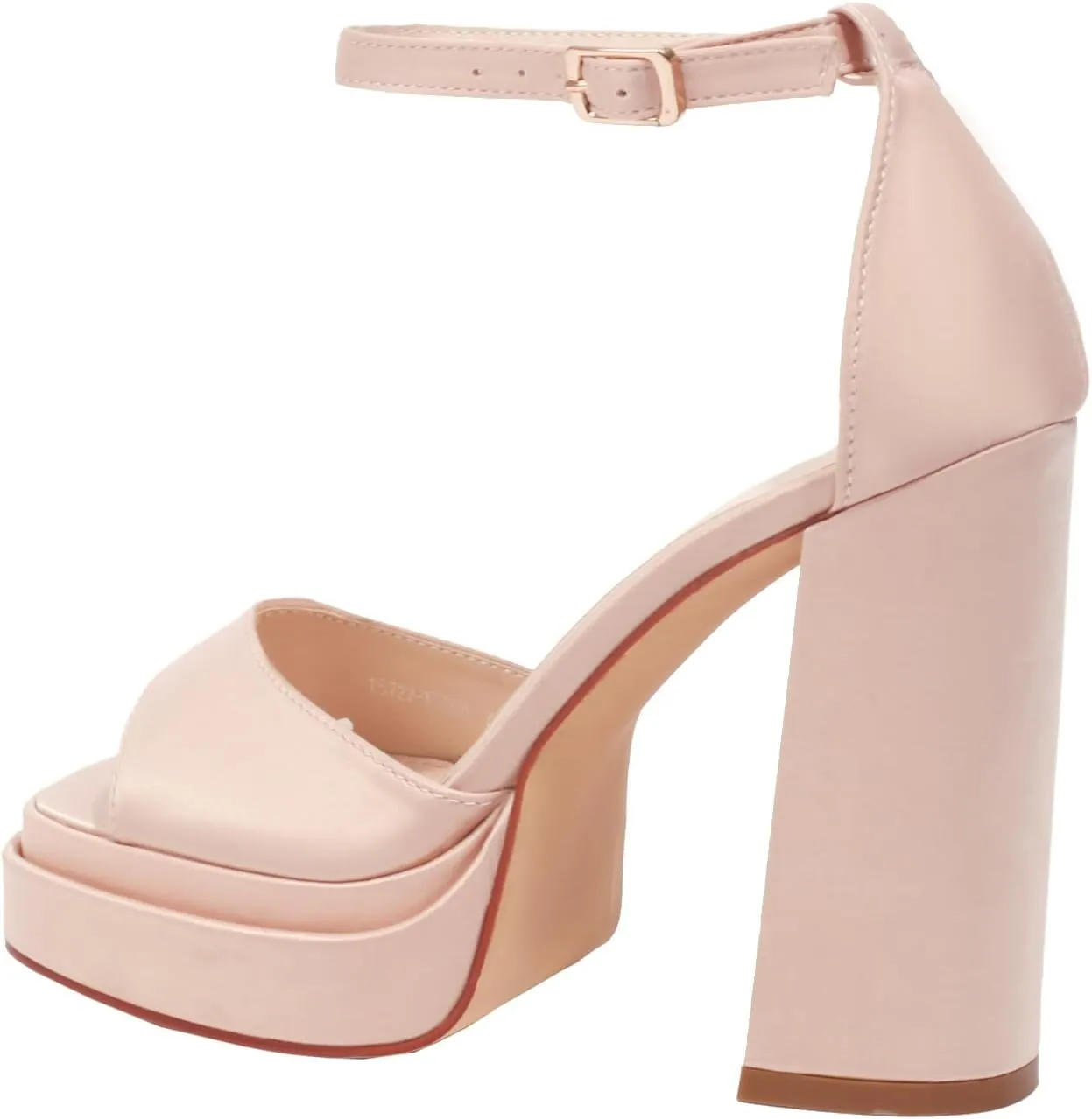vivianly Women's Platform High Chunky Heels Sandals Open Toe Block Heeled Sandals Ankle Strap Pumps Party Dress Wedding