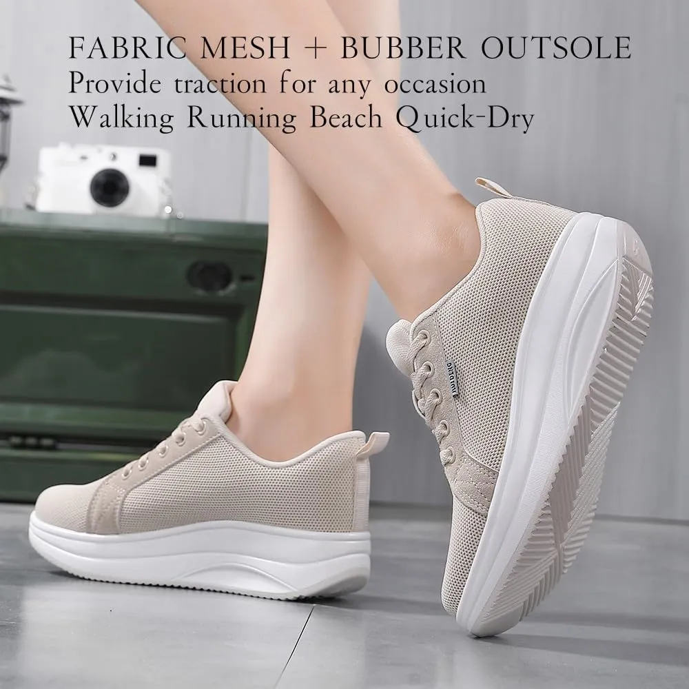 Walking Shoes for Women Nurse Shoes Slip Resistant Work Sock Sneakers Food Service Sneakers Platform Sneakers Causal Comfortable Shoes