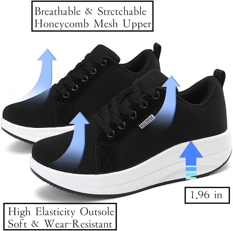 Walking Shoes for Women Nurse Shoes Slip Resistant Work Sock Sneakers Food Service Sneakers Platform Sneakers Causal Comfortable Shoes