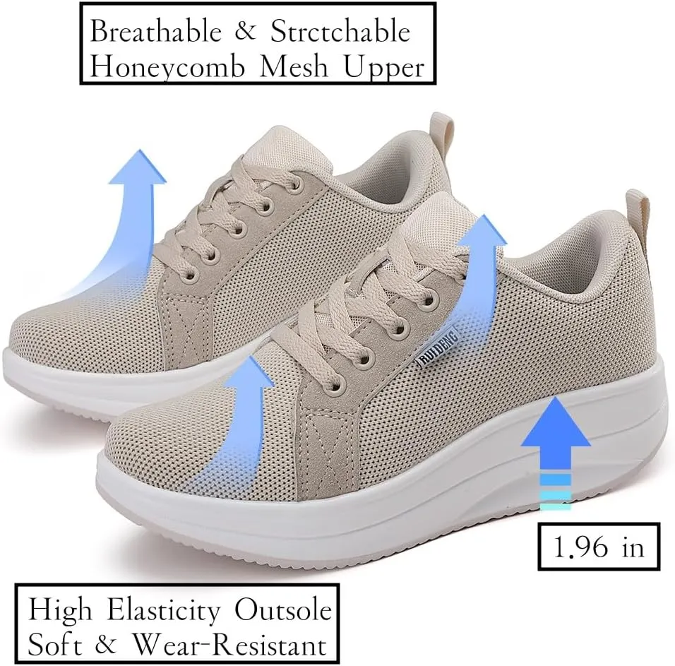 Walking Shoes for Women Nurse Shoes Slip Resistant Work Sock Sneakers Food Service Sneakers Platform Sneakers Causal Comfortable Shoes