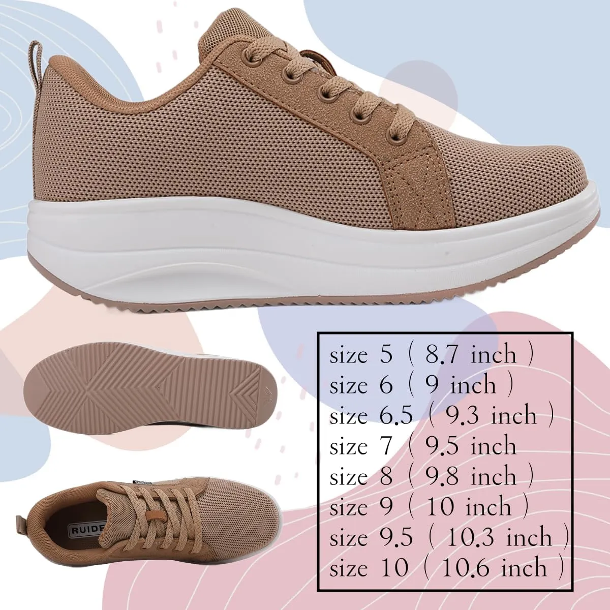 Walking Shoes for Women Nurse Shoes Slip Resistant Work Sock Sneakers Food Service Sneakers Platform Sneakers Causal Comfortable Shoes