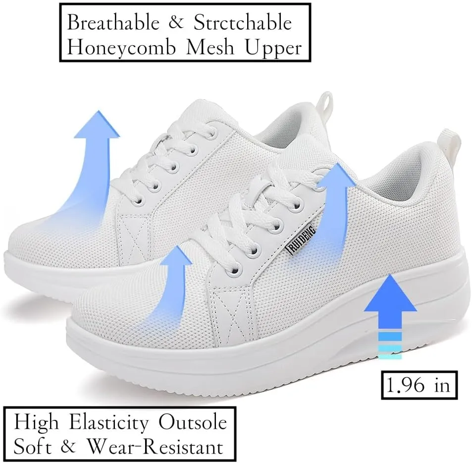 Walking Shoes for Women Nurse Shoes Slip Resistant Work Sock Sneakers Food Service Sneakers Platform Sneakers Causal Comfortable Shoes