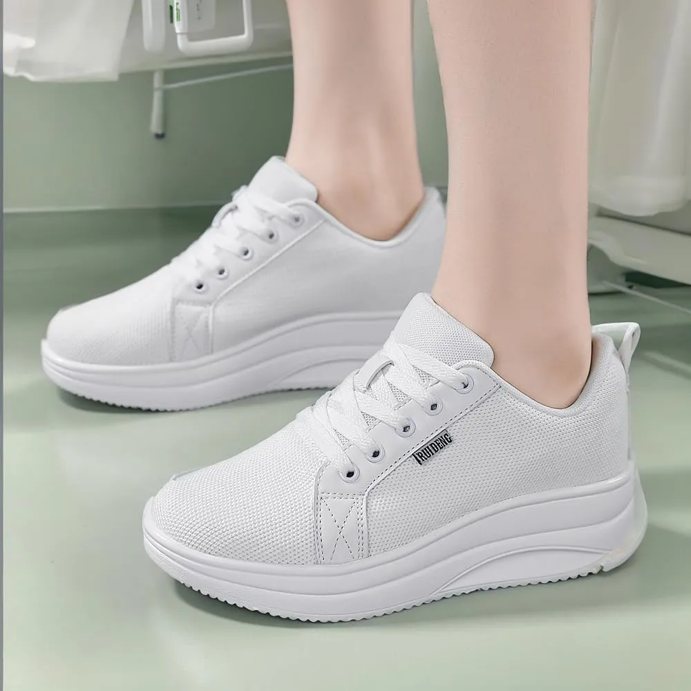 Walking Shoes for Women Nurse Shoes Slip Resistant Work Sock Sneakers Food Service Sneakers Platform Sneakers Causal Comfortable Shoes