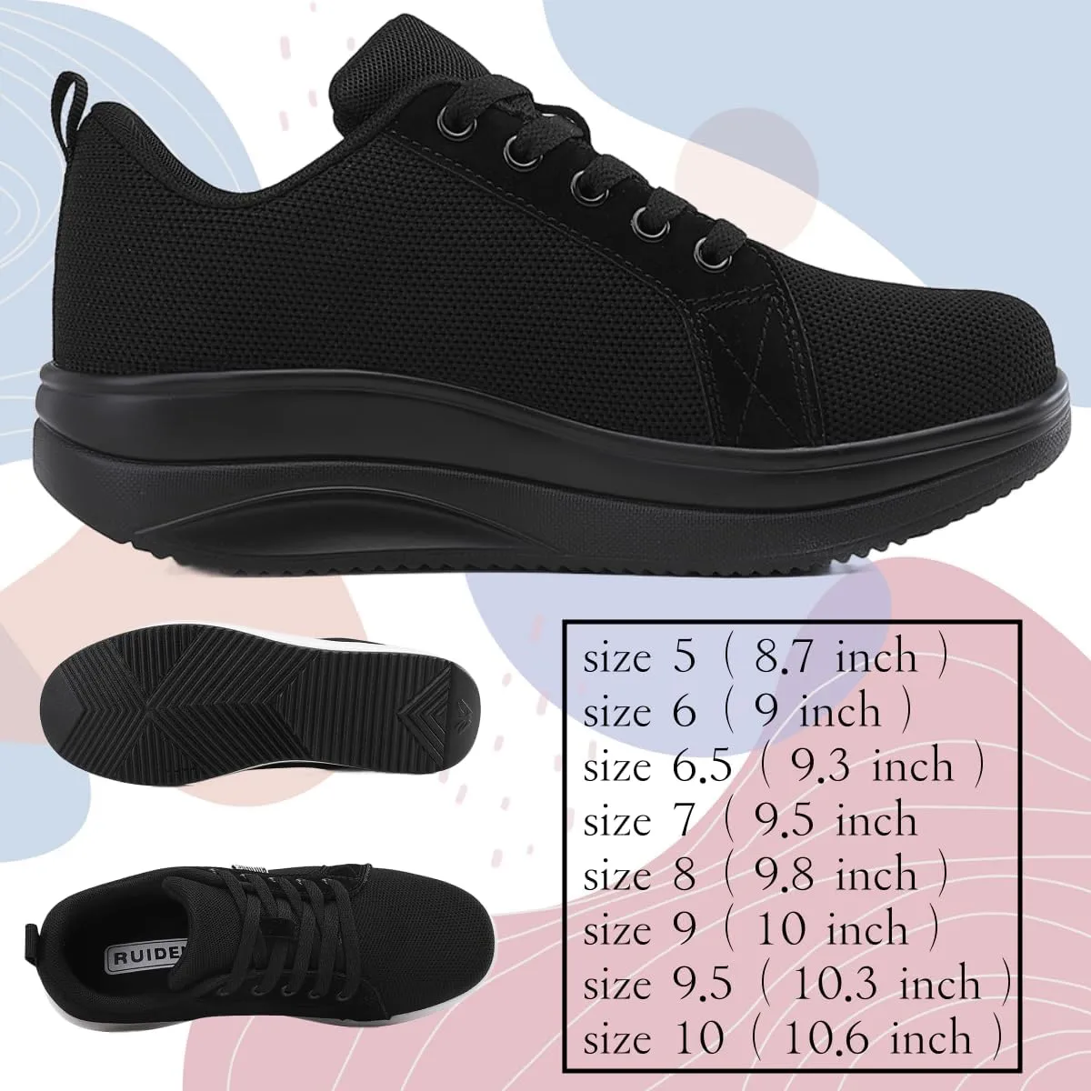 Walking Shoes for Women Nurse Shoes Slip Resistant Work Sock Sneakers Food Service Sneakers Platform Sneakers Causal Comfortable Shoes