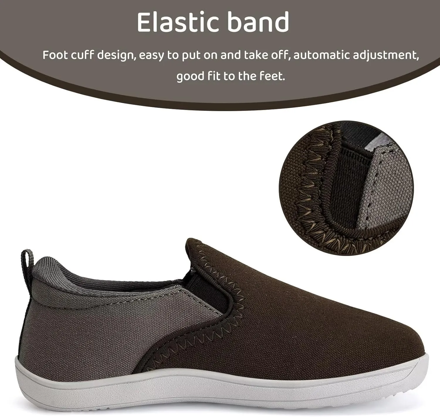 WateLves Toddler Little Kid Wide Barefoot Shoes Boys Girls Minimalist Slip On Sneakers Canvas Walking Shoes Fit Naturally Zero Drop Sole