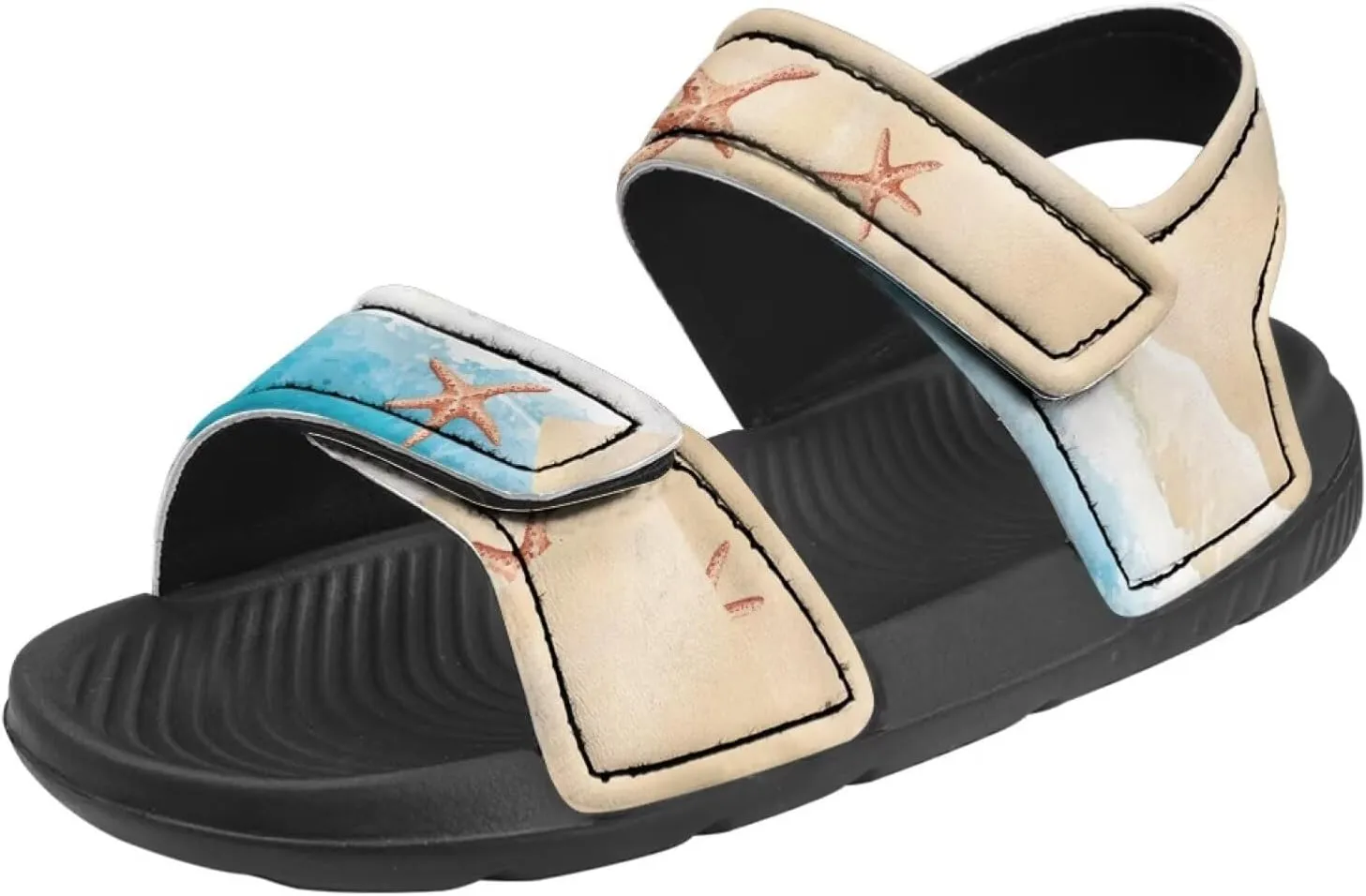 Whale Axolotl Sandals Cartoon Kids Summer Beach Water Shoes Toddler Boys Girls Sport Athletic Outdoor Sandals Adjustable