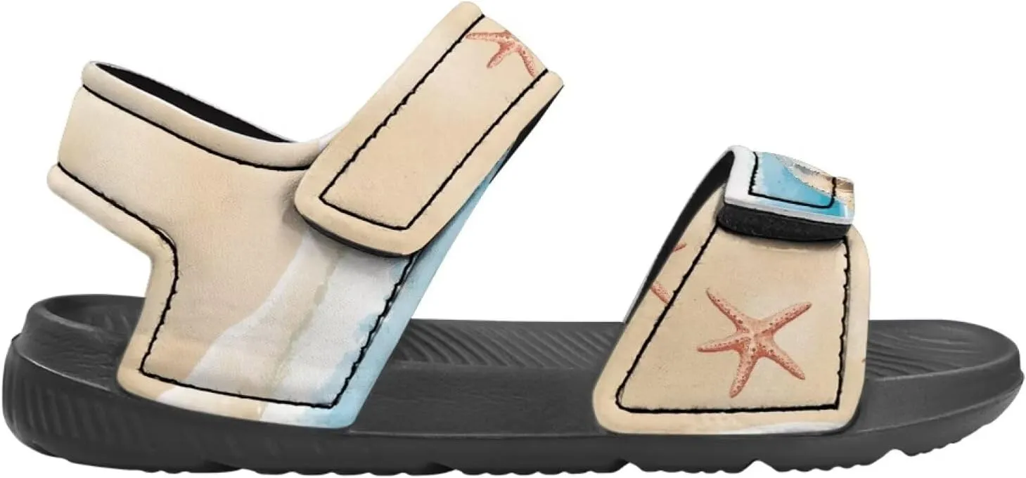 Whale Axolotl Sandals Cartoon Kids Summer Beach Water Shoes Toddler Boys Girls Sport Athletic Outdoor Sandals Adjustable