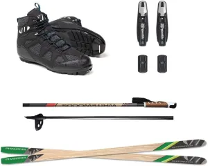 Whitewoods Phantom Adult Light-Touring, Metal Edge Cross-Country NNN Ski Package - Skis, Boots, Bindings, Poles | 197CM (for Skiers 161-190 lbs.)