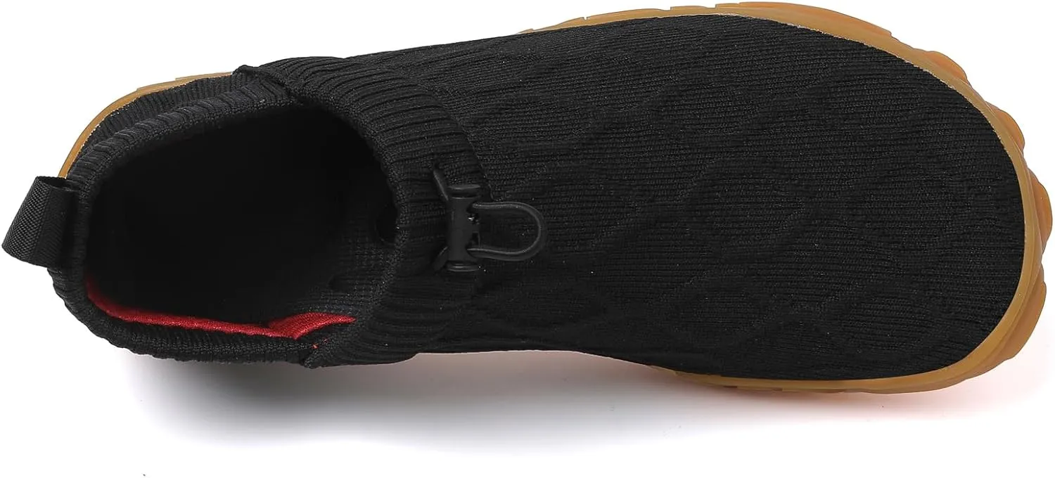 Wide fit Barefoot Water Shoes Womens Mens Breathable Knit Shoes Simple Comfortable Walking Shoes Beach Outdoor Running Sneakers