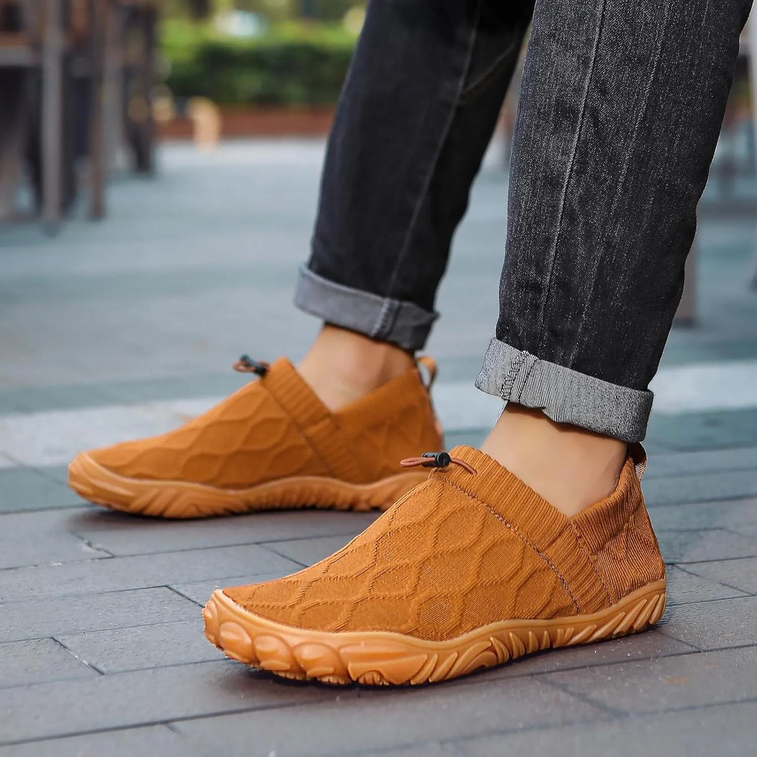 Wide fit Barefoot Water Shoes Womens Mens Breathable Knit Shoes Simple Comfortable Walking Shoes Beach Outdoor Running Sneakers