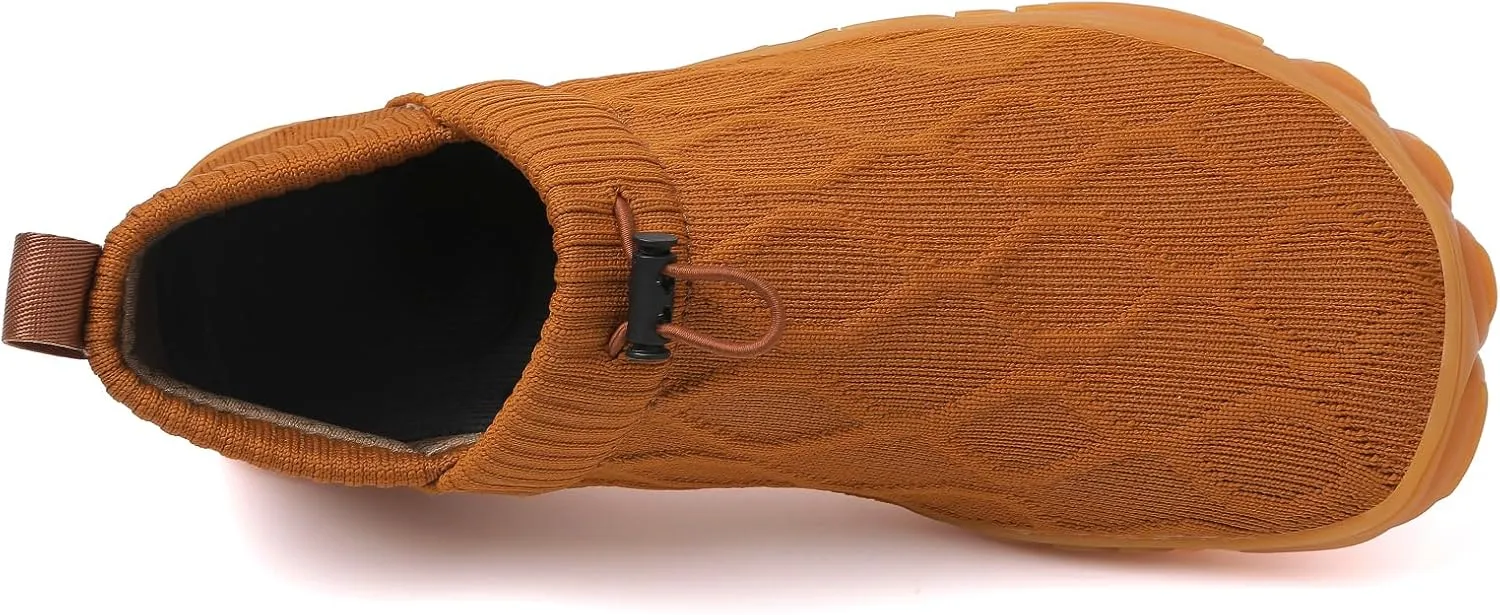 Wide fit Barefoot Water Shoes Womens Mens Breathable Knit Shoes Simple Comfortable Walking Shoes Beach Outdoor Running Sneakers