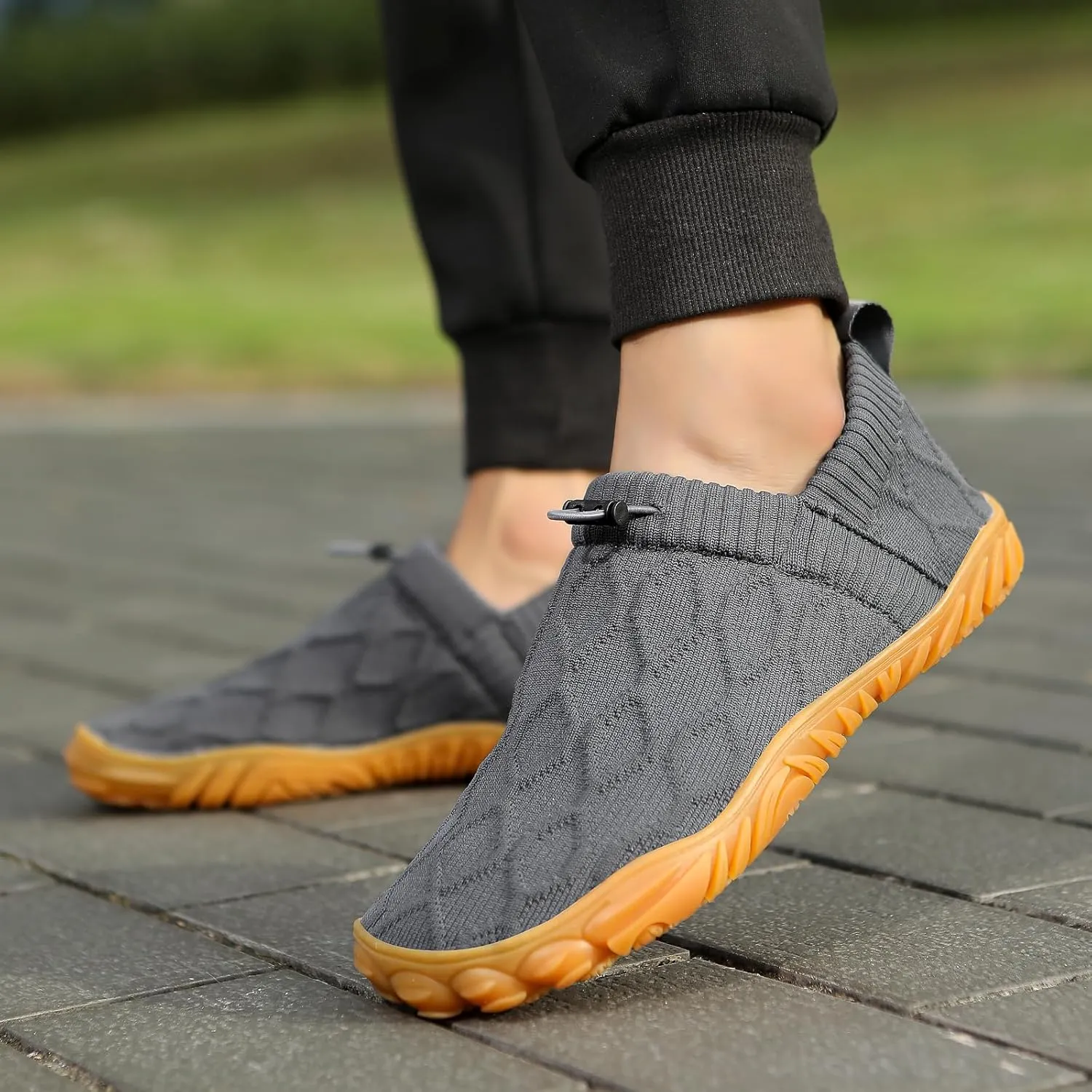 Wide fit Barefoot Water Shoes Womens Mens Breathable Knit Shoes Simple Comfortable Walking Shoes Beach Outdoor Running Sneakers
