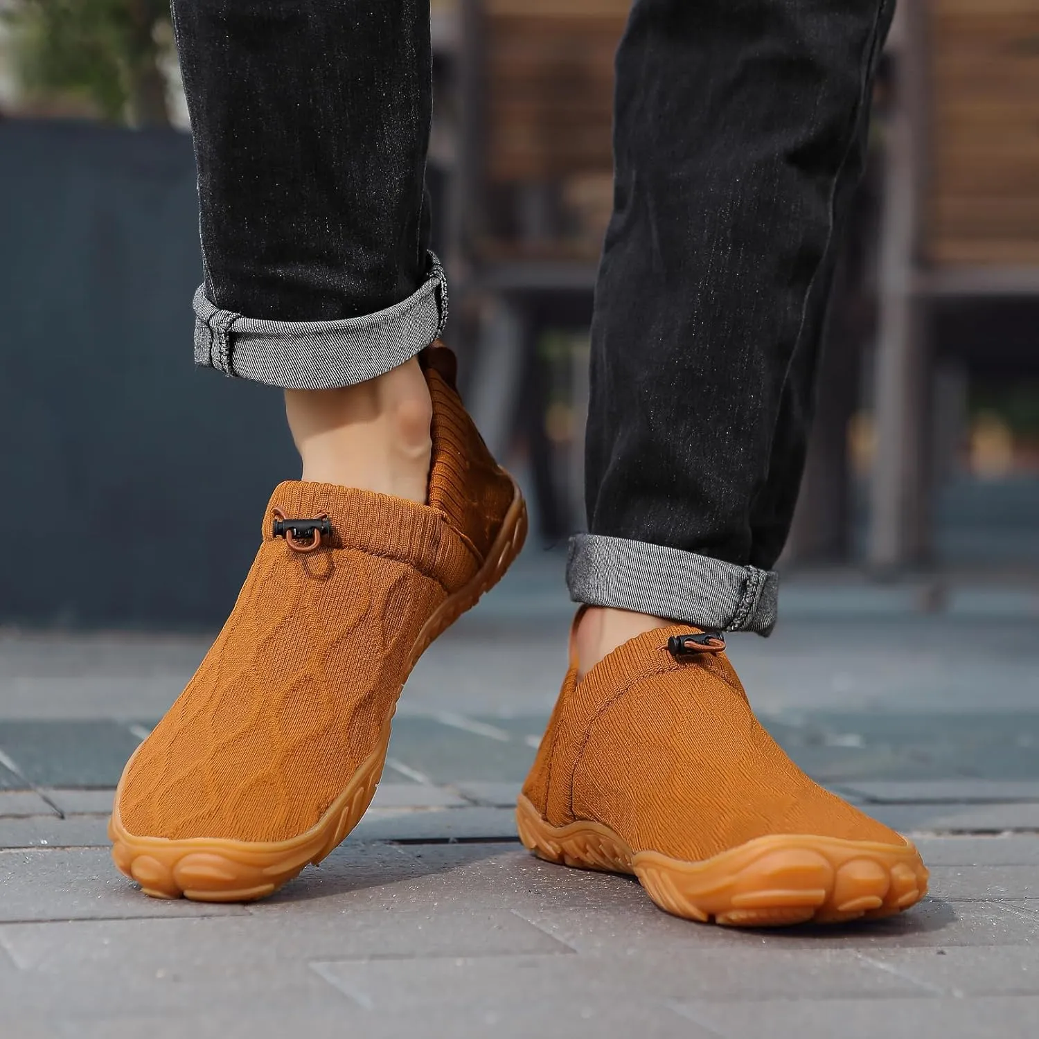 Wide fit Barefoot Water Shoes Womens Mens Breathable Knit Shoes Simple Comfortable Walking Shoes Beach Outdoor Running Sneakers