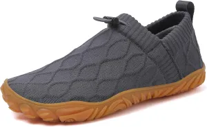 Wide fit Barefoot Water Shoes Womens Mens Breathable Knit Shoes Simple Comfortable Walking Shoes Beach Outdoor Running Sneakers