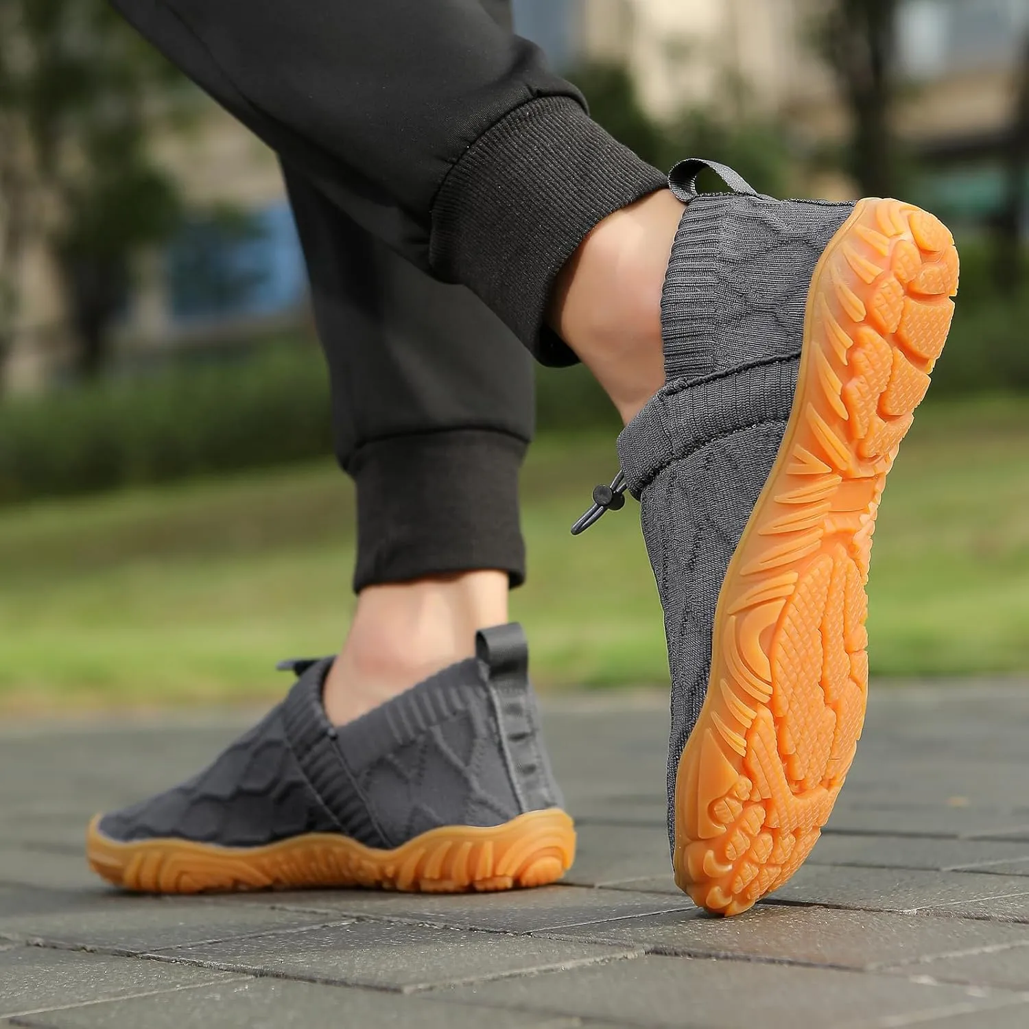Wide fit Barefoot Water Shoes Womens Mens Breathable Knit Shoes Simple Comfortable Walking Shoes Beach Outdoor Running Sneakers