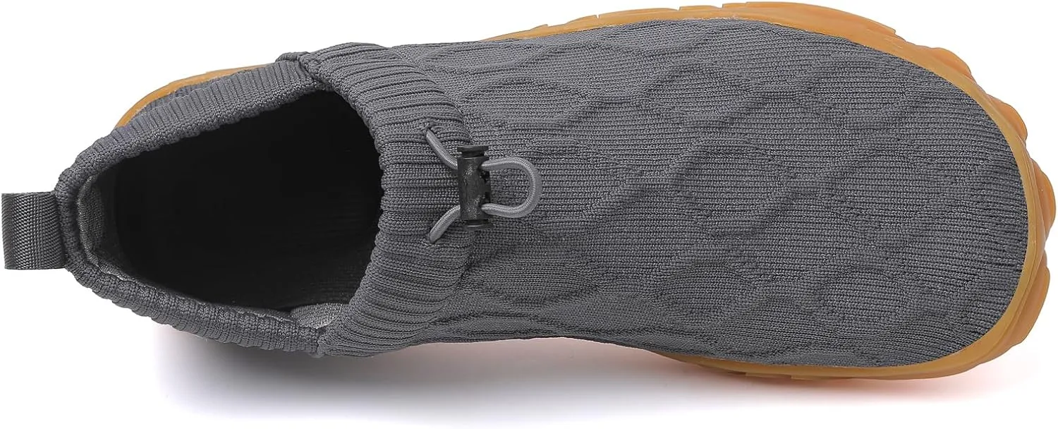 Wide fit Barefoot Water Shoes Womens Mens Breathable Knit Shoes Simple Comfortable Walking Shoes Beach Outdoor Running Sneakers
