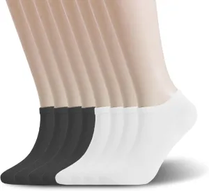 Wildarms Women's Ankle Socks - No Show Invisible Ultra-Thin Breathable Cotton Casual Socks for Sneakers & Everyday Wear