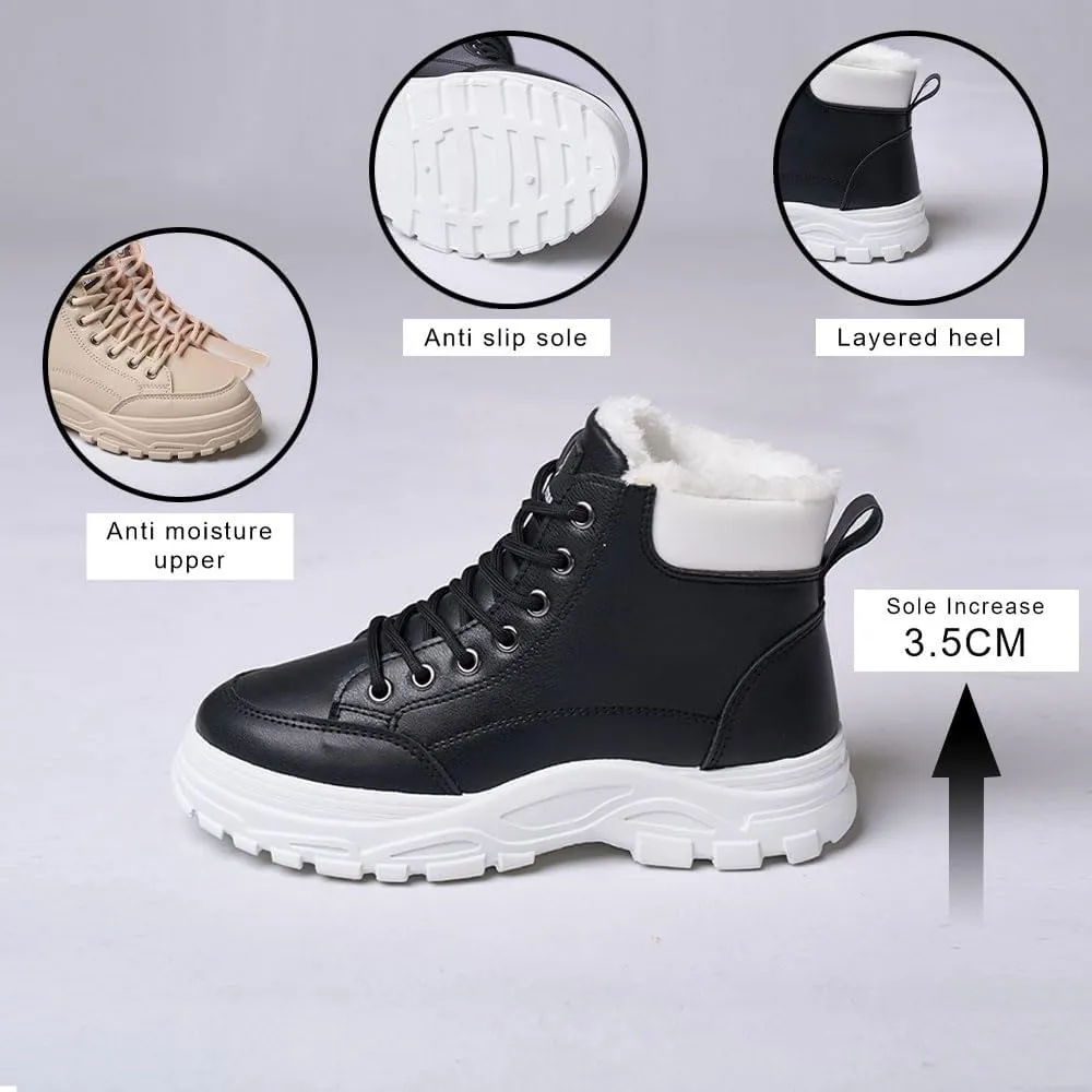 Winter Boots for Women,Snow Boots Warm Hiking Sneakers,Waterproof Lightweight Outdoor Shos