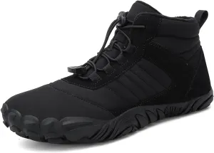 Winter Hiking Shoes Wide Toe Barefoot Shoes, Walking Hiking Boots for Women Men Trail Running Non-Slip