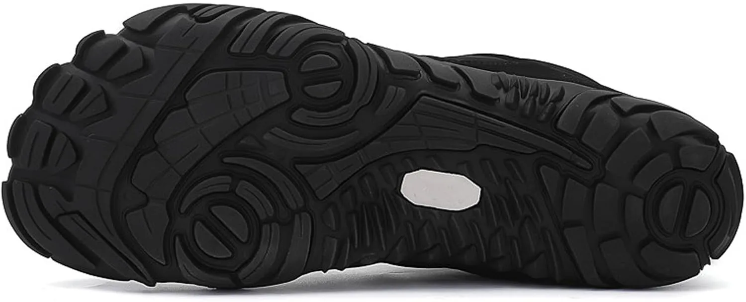 Winter Hiking Shoes Wide Toe Barefoot Shoes, Walking Hiking Boots for Women Men Trail Running Non-Slip
