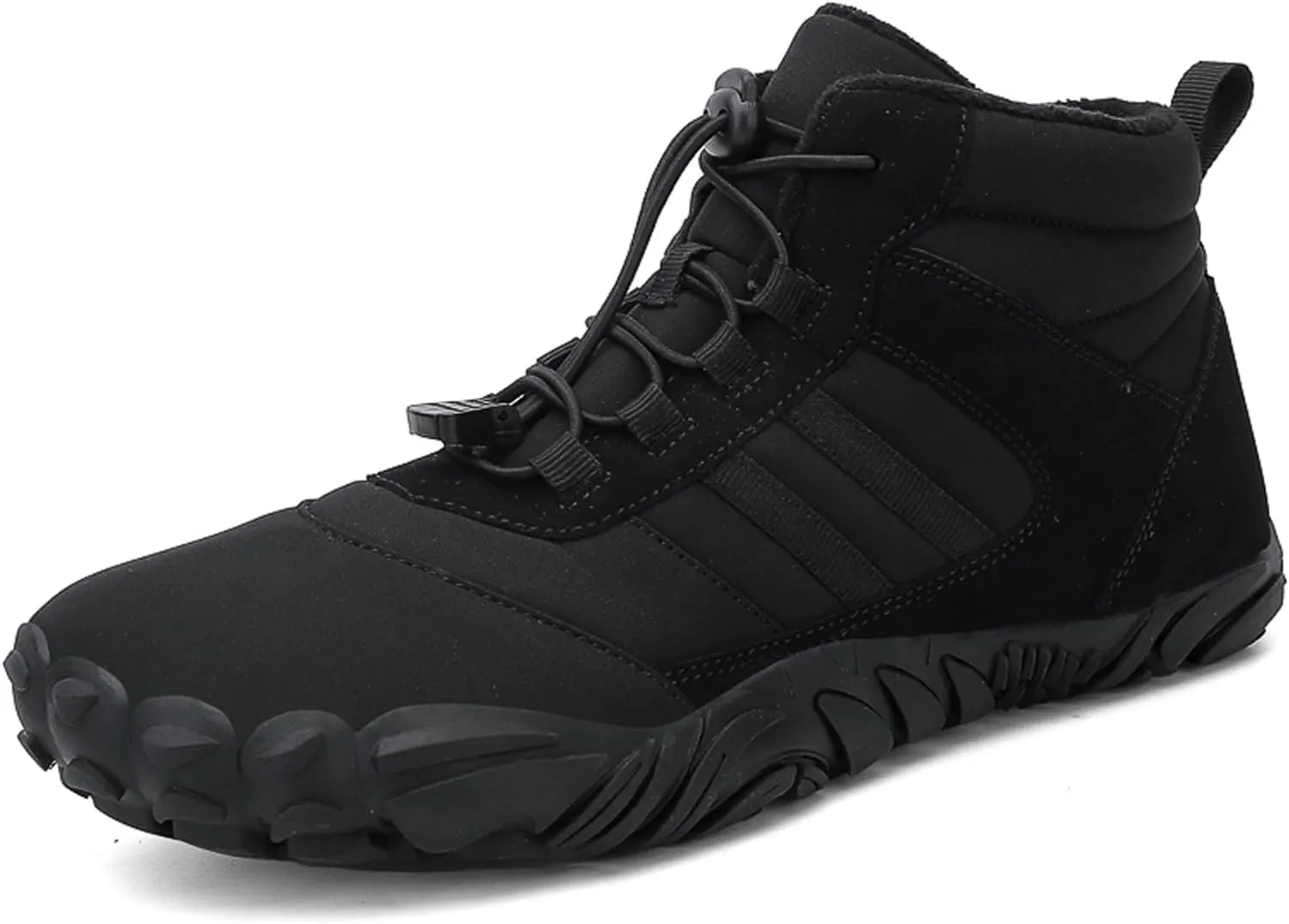 Winter Hiking Shoes Wide Toe Barefoot Shoes, Walking Hiking Boots for Women Men Trail Running Non-Slip