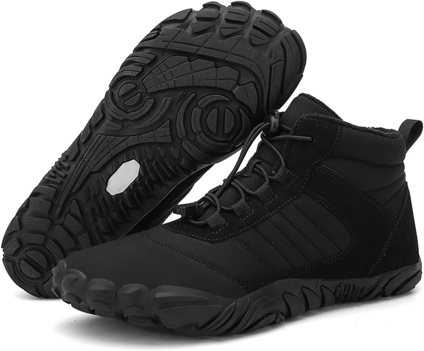 Winter Hiking Shoes Wide Toe Barefoot Shoes, Walking Hiking Boots for Women Men Trail Running Non-Slip