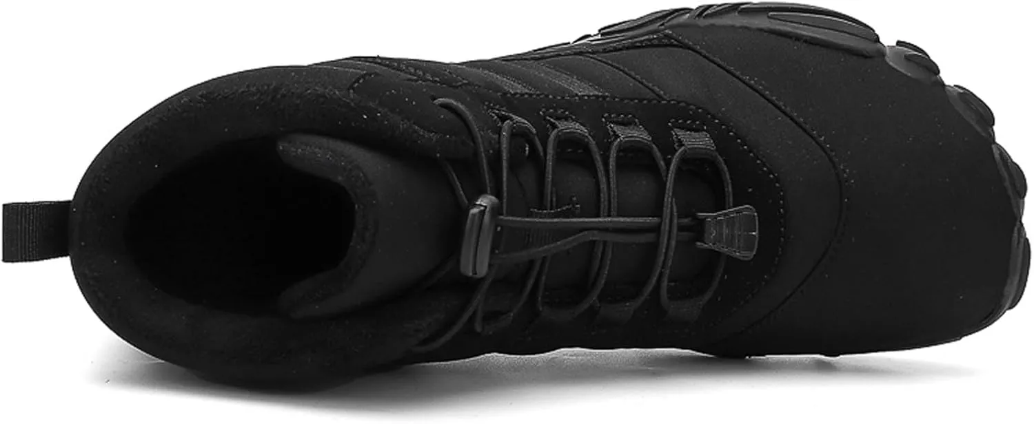 Winter Hiking Shoes Wide Toe Barefoot Shoes, Walking Hiking Boots for Women Men Trail Running Non-Slip