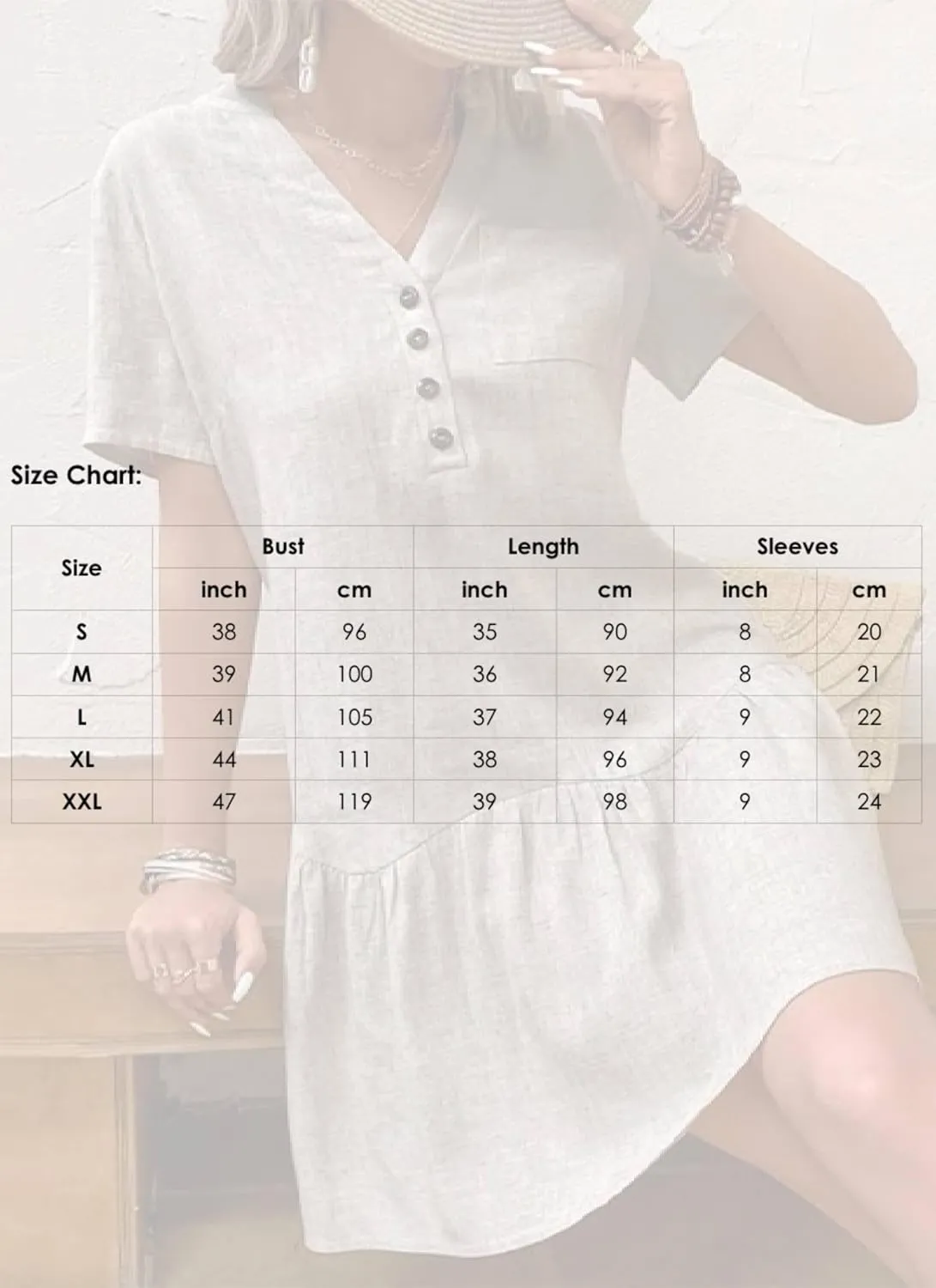 Women 2025 Summer Causal Simple Brown V Neck Short Sleeve Solid Color Ruffle A-Line Going Out Beach Mini Dress