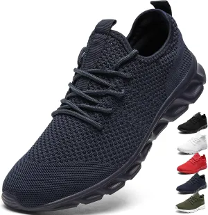 Women & Mens Running Shoes Tennis Walking Gym Lightweight Workout Slip on Athletic Fashion Sneakers Breathable Sport Jogging Hiking Casual Shoe