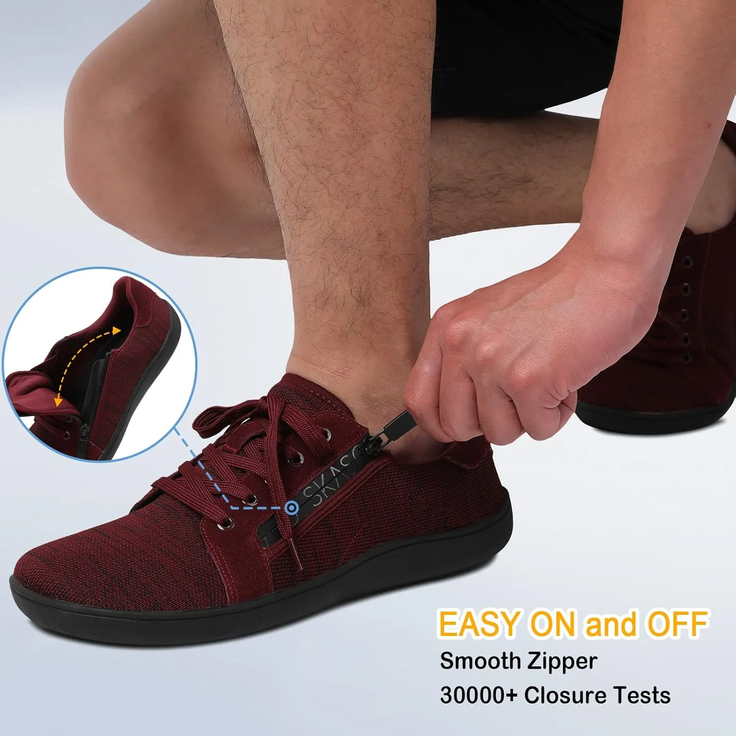 Womens Barefoot Walking Shoes Wide Toe Fashion Sneakers Comfortable Casual Shoes Zero Drop Minimalist Shoes