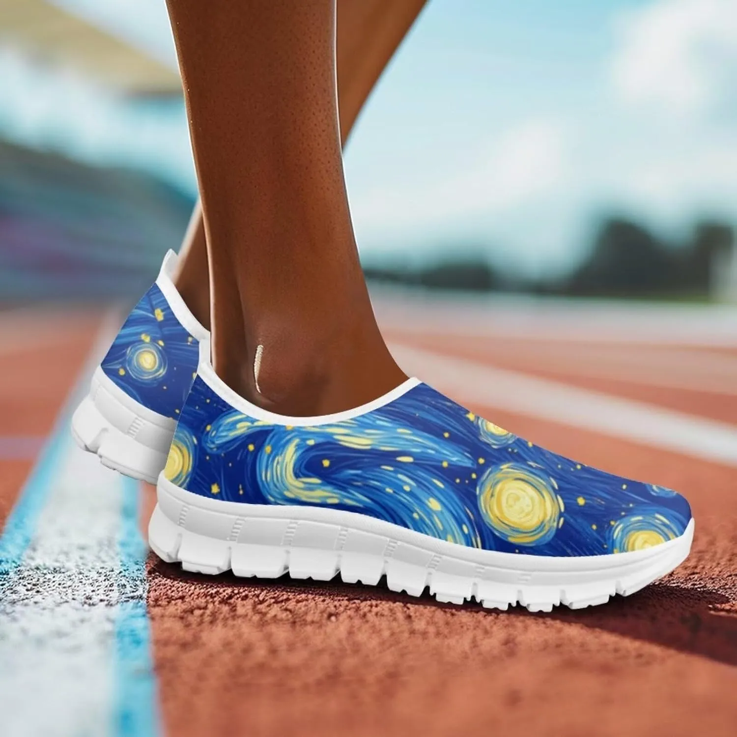 Womens Casual Dress Shoes Comfortable Slip On Sneakers for Women
