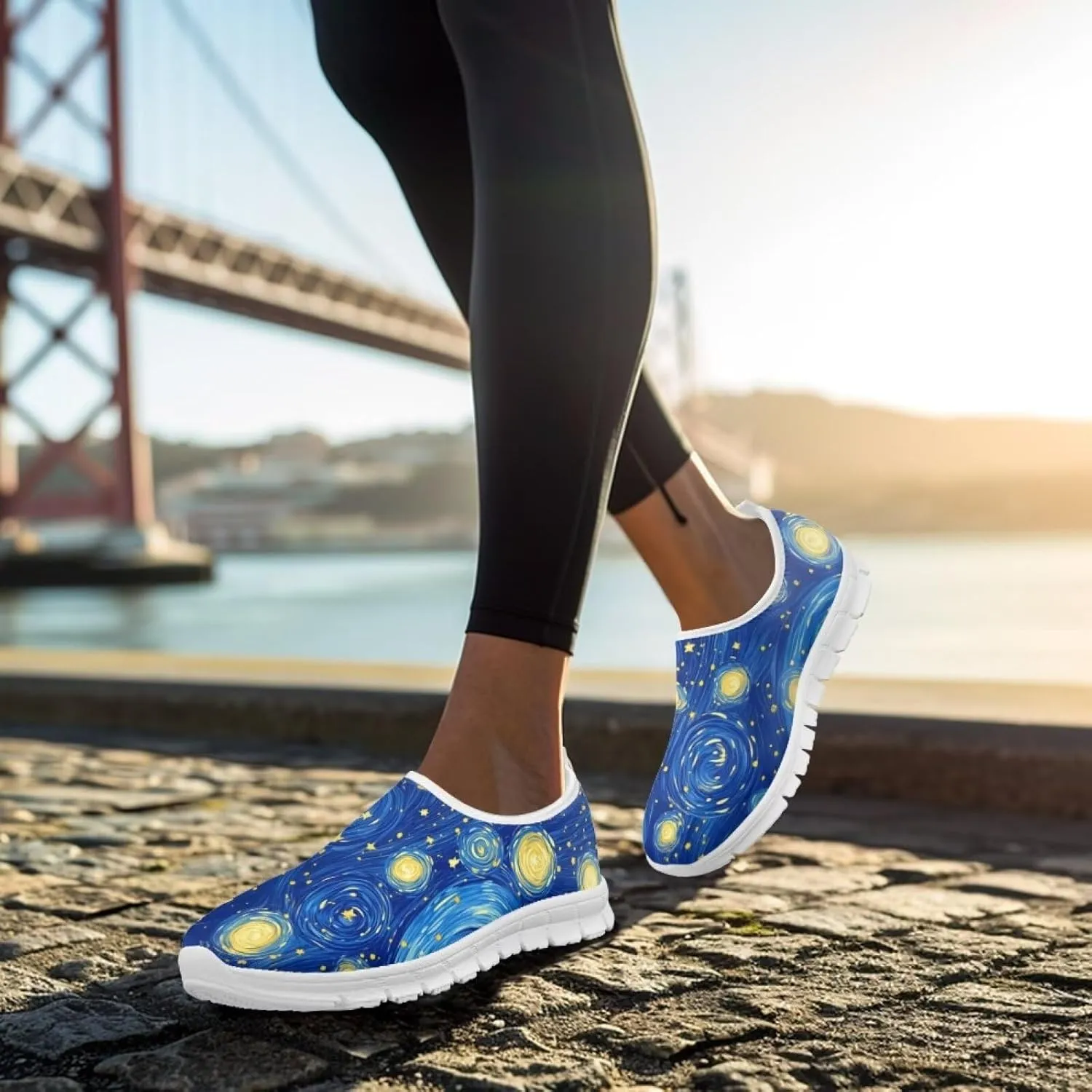 Womens Casual Dress Shoes Comfortable Slip On Sneakers for Women