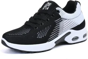Women's Casual Sneakers – Lightweight, Breathable Non-Slip Walking Shoes for Work, Nursing, Running, and Everyday Use