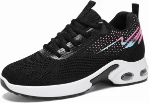 Women's Casual Sneakers – Lightweight, Breathable Non-Slip Walking Shoes for Work, Nursing, Running, and Everyday Use