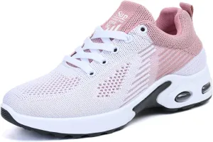 Women's Casual Sneakers – Lightweight, Breathable Non-Slip Walking Shoes for Work, Nursing, Running, and Everyday Use