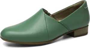 Women's Classic Comfort Dress Shoes Casual Leather Loafers Flats Cute Versatile Slip-Ons Everyday Work Shoes