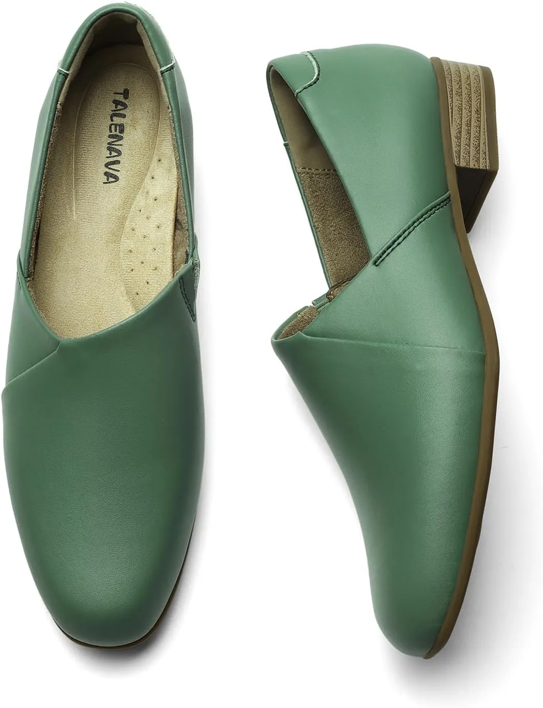 Women's Classic Comfort Dress Shoes Casual Leather Loafers Flats Cute Versatile Slip-Ons Everyday Work Shoes