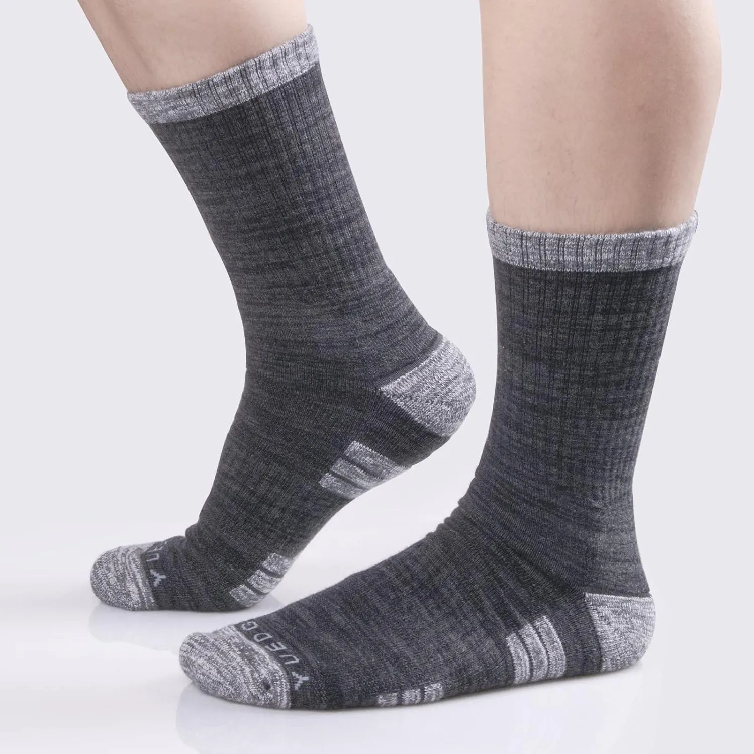 Womens Cushioned Crew Socks For Women, Moisture Wicking Breathable Cotton Everyday Work Gym Tennis Athletic Socks